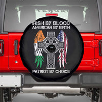 Irish By Blood American By Birth Patriot By Choice Spare Tire Cover Ireland America Flag Celtic Cross
