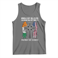 Irish By Blood American By Birth Patriot By Choice Tank Top Ireland America Flag Celtic Cross