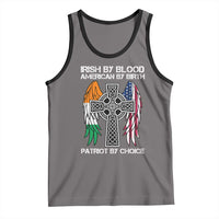 Irish By Blood American By Birth Patriot By Choice Tank Top Ireland America Flag Celtic Cross