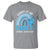 Autism Awareness T Shirt Light It Up Blue Rainbow Puzzle Piece - Wonder Print Shop