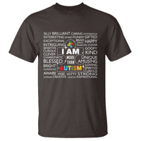Autism Awareness T Shirt I Am More Than Autism Brilliant Strong Unique Brave Happy Creative - Wonder Print Shop