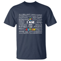 Autism Awareness T Shirt I Am More Than Autism Brilliant Strong Unique Brave Happy Creative - Wonder Print Shop