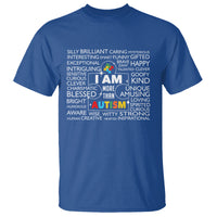 Autism Awareness T Shirt I Am More Than Autism Brilliant Strong Unique Brave Happy Creative - Wonder Print Shop