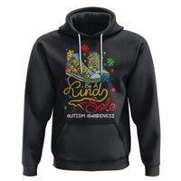 Autism Awareness Hoodie Be A King Sole Puzzle Shoe - Wonder Print Shop