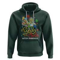 Autism Awareness Hoodie Be A King Sole Puzzle Shoe - Wonder Print Shop