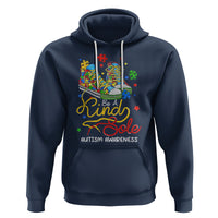 Autism Awareness Hoodie Be A King Sole Puzzle Shoe - Wonder Print Shop