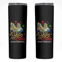Autism Awareness Skinny Tumbler Be A King Sole Puzzle Shoe