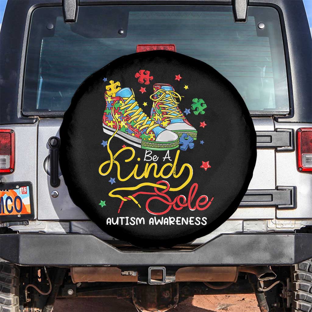 Autism Awareness Spare Tire Cover Be A King Sole Puzzle Shoe