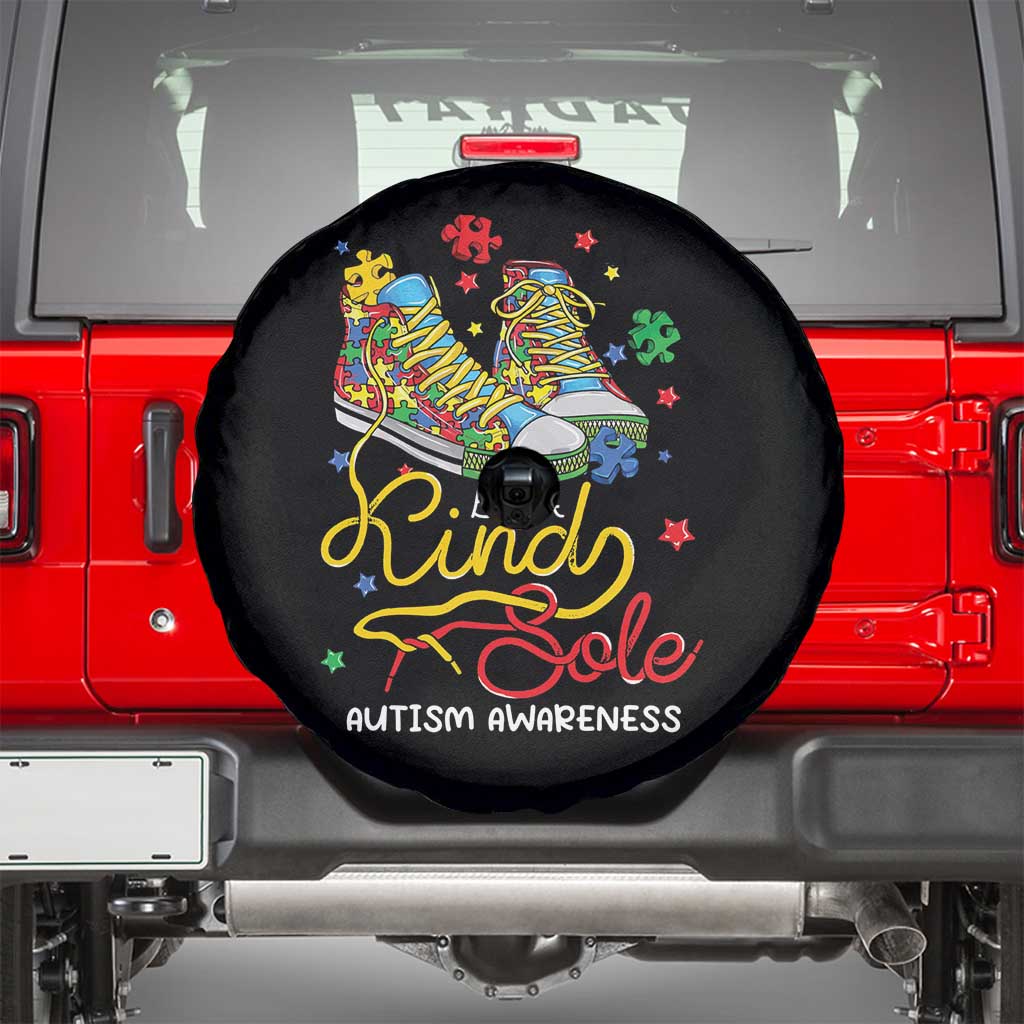 Autism Awareness Spare Tire Cover Be A King Sole Puzzle Shoe