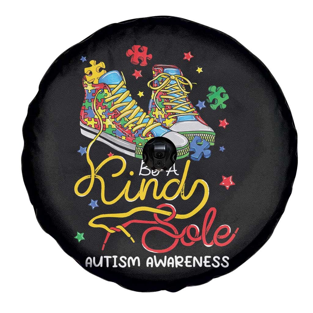 Autism Awareness Spare Tire Cover Be A King Sole Puzzle Shoe