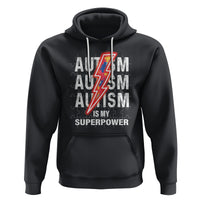 Autistic Hoodie Autism Is My Super Power Brain Superhero - Wonder Print Shop