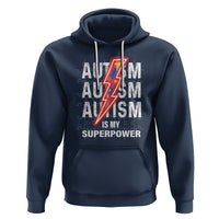 Autistic Hoodie Autism Is My Super Power Brain Superhero - Wonder Print Shop