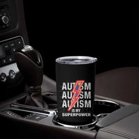Autistic Tumbler Cup Autism Is My Super Power Brain Superhero