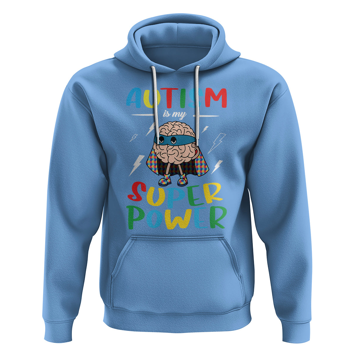 Autistic Hoodie Autism Is My Super Power Superhero - Wonder Print Shop