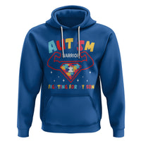 Autism Warrior Superhero Fighting For My Son Mom Dad Parents Hoodie - Wonder Print Shop