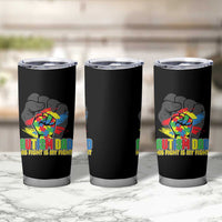 Autism Awareness Tumbler Cup His Fight Is My Fight Dad Support