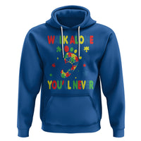 Autism Awareness Hoodie You'll Never Walk Alone Dad Mom Parents Support - Wonder Print Shop