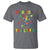Autism Awareness T Shirt You'll Never Walk Alone Dad Mom Parents Support - Wonder Print Shop