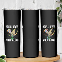 Autism Awareness Skinny Tumbler You'll Never Walk Alone Dad Support