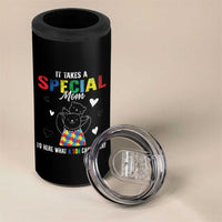 Autism Awareness 4 in 1 Can Cooler Tumbler It Takes A Special Mom To Hear What A Son Cannot Say