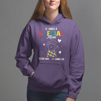 Autism Awareness Hoodie It Takes A Special Mom To Hear What A Son Cannot Say - Wonder Print Shop
