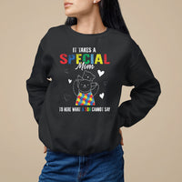 Autism Awareness Sweatshirt It Takes A Special Mom To Hear What A Son Cannot Say - Wonder Print Shop
