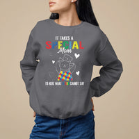 Autism Awareness Sweatshirt It Takes A Special Mom To Hear What A Son Cannot Say - Wonder Print Shop