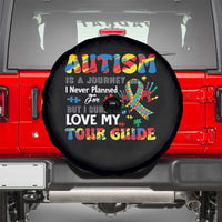 Autism Awareness Spare Tire Cover Autism Is A Journey I Never Planned For But I Sure Do Love My Tour Guide