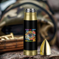 Autism Awareness Bullet Tumbler Puzzle Eyes Seeing The World From Diferent Angles