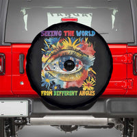 Autism Awareness Spare Tire Cover Puzzle Eyes Seeing The World From Diferent Angles