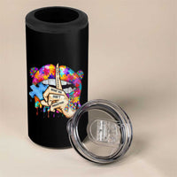 Autism Awareness 4 in 1 Can Cooler Tumbler Don't Jundge What You Don't Understand Puzzle Lip