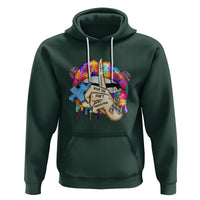 Autism Awareness Hoodie Don't Jundge What You Don't Understand Puzzle Lip - Wonder Print Shop