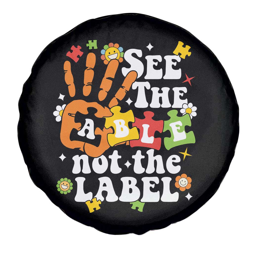 Autism Awareness Spare Tire Cover See The Able Not The Label