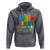 Autism Awareness Hoodie It's OK To Be Different Puzzle Easter Bunny - Wonder Print Shop