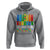 Autism Awareness Hoodie It's OK To Be Different Puzzle Easter Bunny - Wonder Print Shop