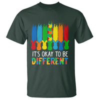 Autism Awareness T Shirt It's OK To Be Different Puzzle Easter Bunny - Wonder Print Shop