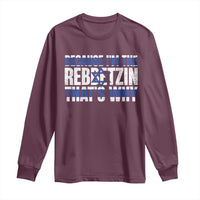 Funny Jewish Long Sleeve Shirt Because I'm The Rebbetzin That's Why Rabbi Purim