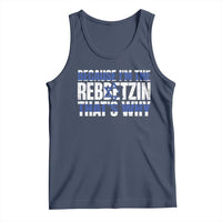 Funny Jewish Tank Top Because I'm The Rebbetzin That's Why Rabbi Purim