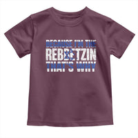 Funny Jewish Toddler T Shirt Because I'm The Rebbetzin That's Why Rabbi Purim