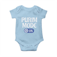 Funny Purim Mode On Baby Onesie Jewish Star of David