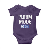 Funny Purim Mode On Baby Onesie Jewish Star of David