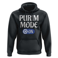 Funny Purim Mode On Hoodie Jewish Star of David
