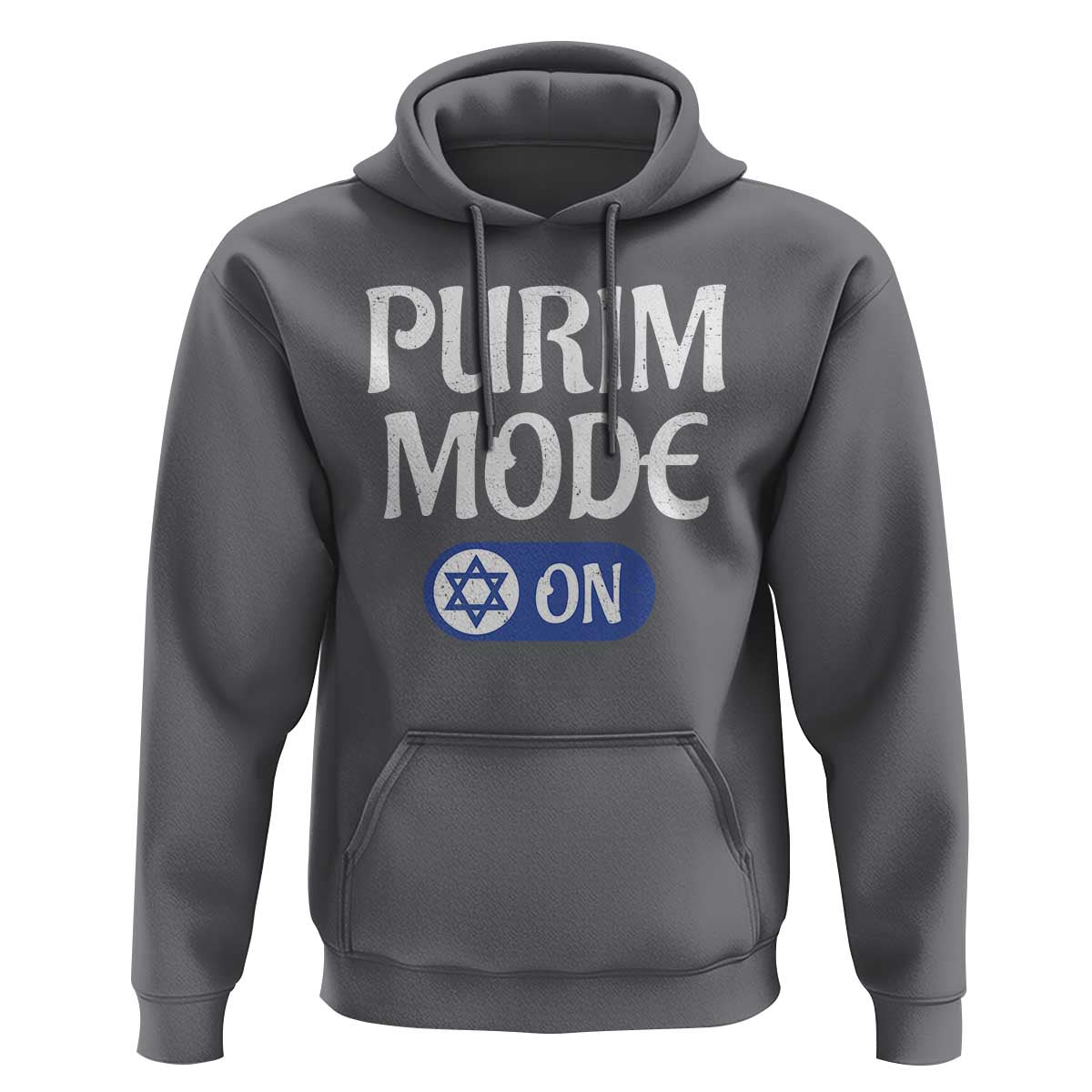 Funny Purim Mode On Hoodie Jewish Star of David