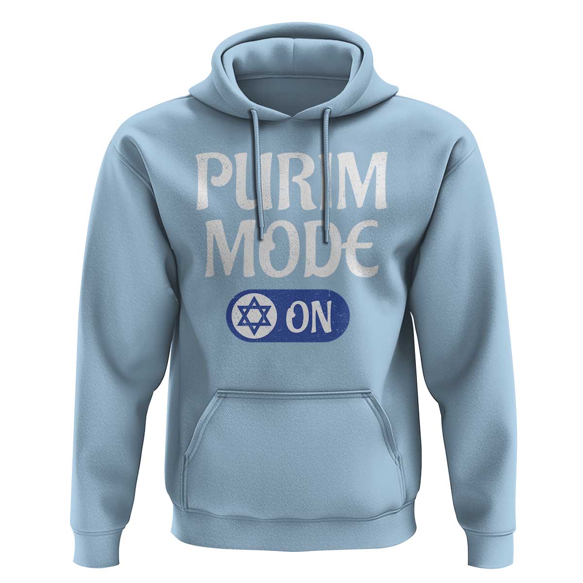 Funny Purim Mode On Hoodie Jewish Star of David