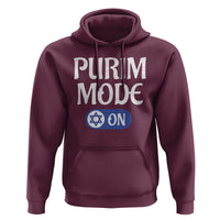 Funny Purim Mode On Hoodie Jewish Star of David