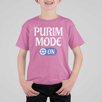 Funny Purim Mode On T Shirt For Kid Jewish Star of David