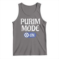 Funny Purim Mode On Tank Top Jewish Star of David