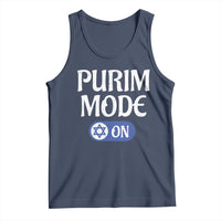 Funny Purim Mode On Tank Top Jewish Star of David