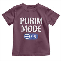 Funny Purim Mode On Toddler T Shirt Jewish Star of David