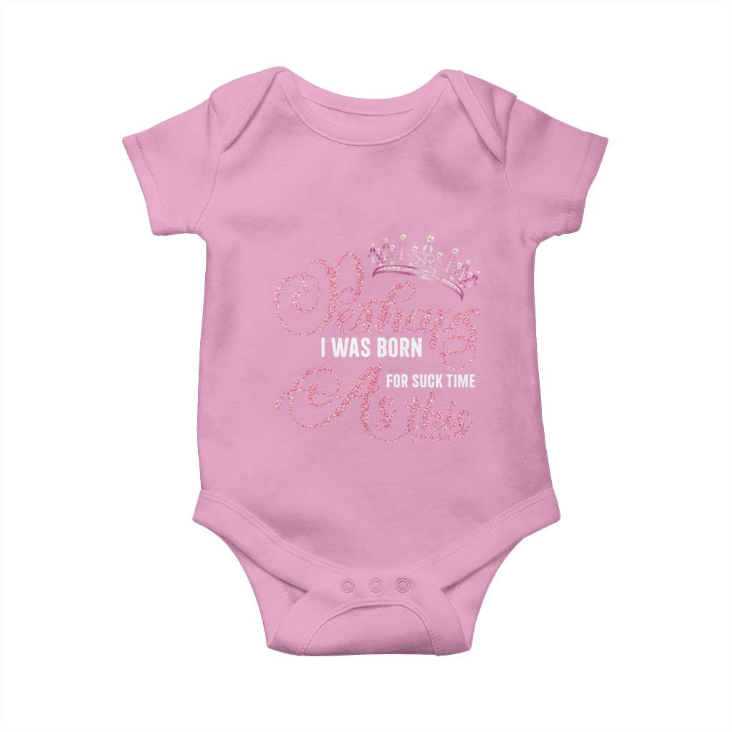 Funny Purim Queen Baby Onesie Perhaps I Was Born For Such Time As This